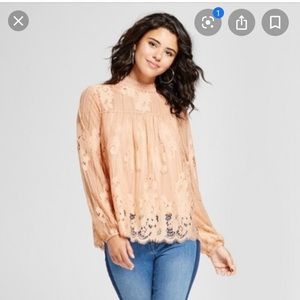 Xhilaration lace blouse
